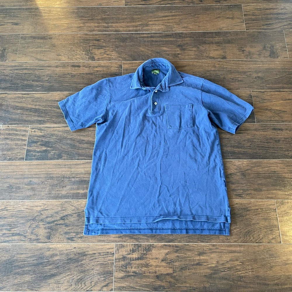 Sid Mashburn Mens Polo Blue Small